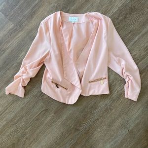 Pink blazer
